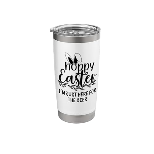 Hoppy Easter Sign,Some Bunny Needs Beer Easter Drinking Hour Stainless Steel Insulated Tumbler