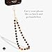 kate spade new york Phone Charm - Detachable Anchor Card Cell Phone Lanyard - Tortoise Bead