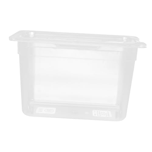 TOYANDONA Recipiente de Cocción Lenta Transparente con Tapa para Sous Vide Almacenamiento Seguro de Alimentos y Preparación Fácil Caja de Gran Capacidad para Cocina Baja Temperatura
