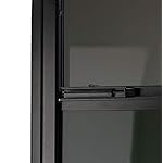 ToughGrade Vertical Sliding Black RV window 12" X 22" X 1 1/2" Includes Mounting Ring and Bottom Screen - Image 7