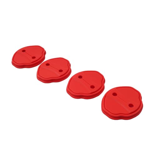 Cninba13 4 Pcs Car Door Lock Door Entry Guard Protective Cover Red Silicone For BMW X1 U11 U12 2022-2024 Left & Right Hand