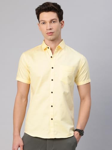 Image of Majestic Man Men's Cotton Slim Fit Shirt