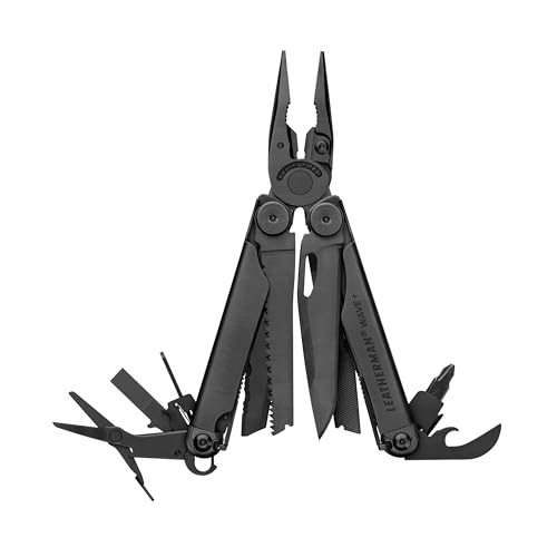 Leatherman Wave+ Multi-Tool - 18-in-1 Hochleistungs-Edelstahlwerkzeug mit Klingen, Zangen und...