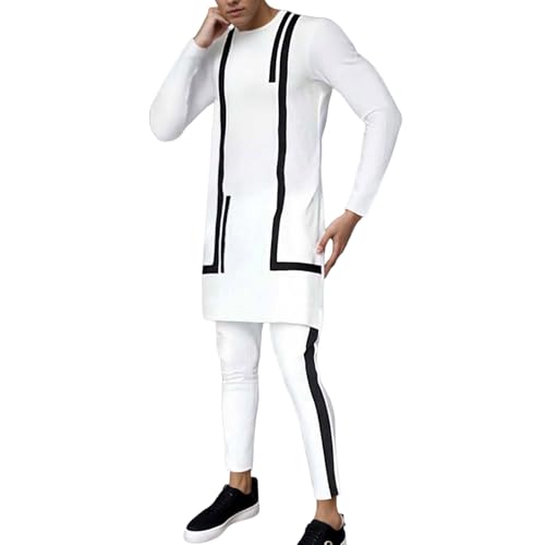 Caftan chemise de nuit pour homme musulman avec coupe qamis pakistanais