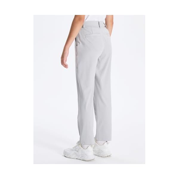 DEVOROPA Golf Pants Flat Front Dress Athletic Casual Pants Chino - Image 4