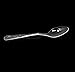 Loreso Plastic 50CT Mini Clear Dessert Spoons For Miniature Dessert Cups, Tasting Party, Sampling, Ice Cream, Small Catering Supplies - Reusable BPA Free Pack of 50