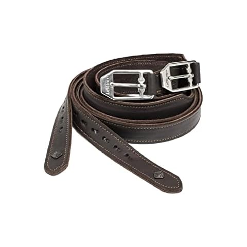 LeMieux Vector Pro Stirrup Leathers 130cm Brown Cover