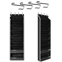 BUBEFSKD Versatile 8 Levels Over Door Shoe Holder Footwear Hanger With Large Pocket Space Saving Shoe Organiser For Closet Multipurpose Storage Solution