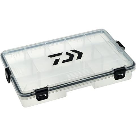 Daiwa BITZ Fishing Tackle Lure Box with 12 Compartments Cover