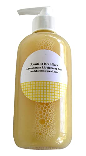Liquid Soap, Body Wash, Lemongrass, Randalia Bee Hives