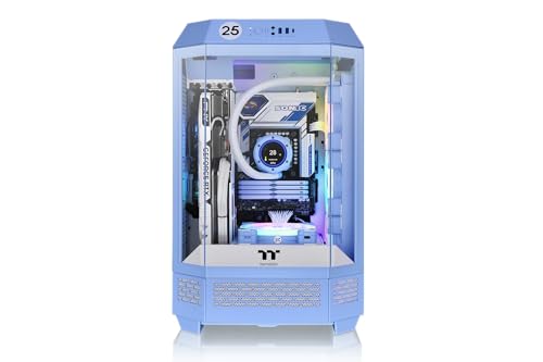 Image of Thermaltake The Tower 300 | Micro Tower Case | Hydrangea Blue Limited Edition