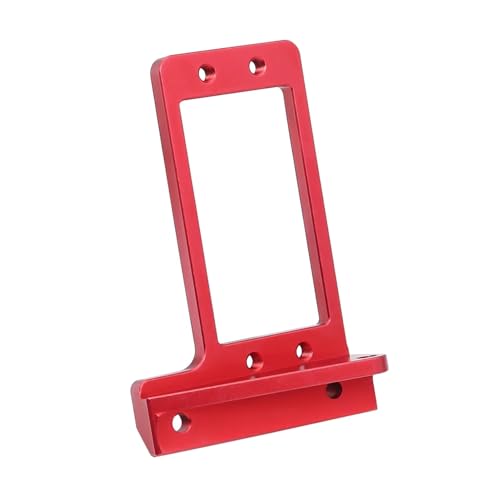 Pièces de mise à niveau Capra F9 : le support servo en aluminium CNC rouge pour crawler 1/10