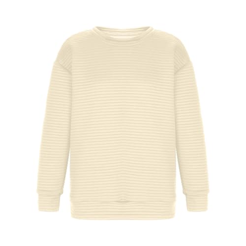 Girls Oversized Sweaters Crewneck Striped Casual Pullover Tops Batwing Long Sleeve Chunky Cute Sweatshirt 4-15T2