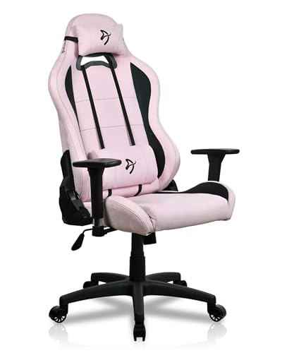 Chaise Gaming Ergonomique Arozzi Torretta - Chaise de Bureau Super Douce, Dossier Réglable avec Oreiller Cervical et Lombaire - Design Suédois, Setup Bureau...