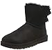 Price comparison product image UGG MINI BAILEY BOW II, WOMEN'S CLASSIC BOOT, BLACK, 4 UK (37 EU)