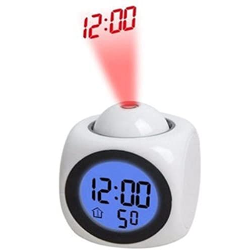 Relojes Digitales De Mesa Kaishuai Despertador,Reloj Mesa,Despertador Digital,Reloj proyector Techo,Digital Despertador Proyector,LCD Pantalla Reloj...