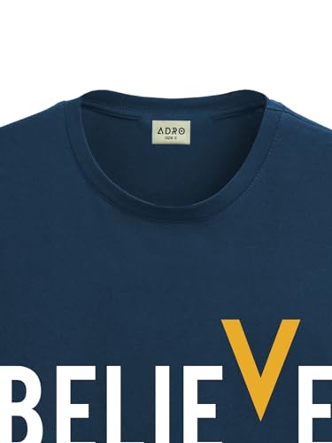 Image of ADRO Men Cotton Regular Printed Tshirt