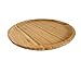 Vassoio rotondo in legno di bambù, 30 cm, grande piatto rotondo per tè, caffè, cibo, decorazione per la casa, piatto rotondo in legno