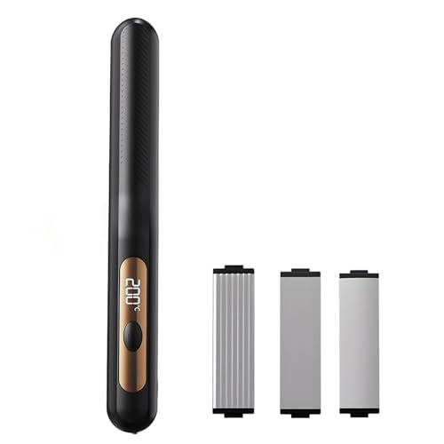 Plancha de Pelo Recargable Mini 3-en-1 con Pantalla LCD miniatura 1