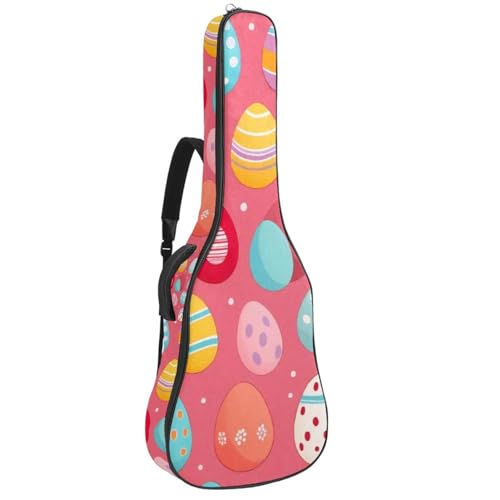 Housse de guitare acoustique 42.9x16.9x4.7 in sac de transport étanche rose
