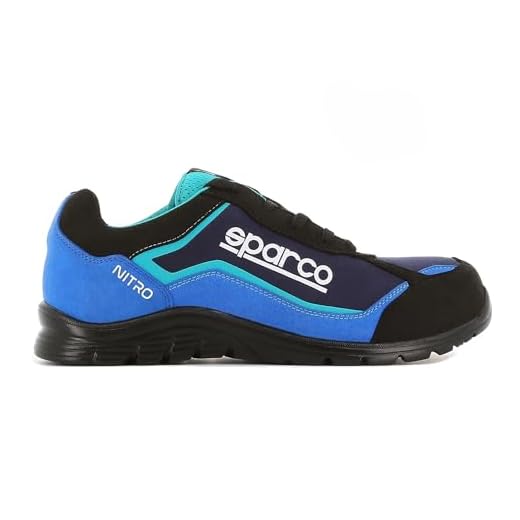 Sparco - Nitro Petter ESD S3L SR FO - Scarpe Antinfortunistiche Unisex Running - Calzature da Lavoro Idrorepellenti - Puntale Composito - Suola Antiscivolo - Traspiranti - EU 44