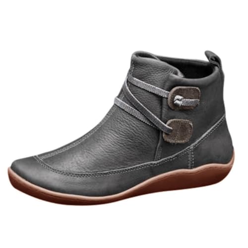 Bottines fermeture éclair latérale femme faciles à enfiler pour un hiver doux et serein