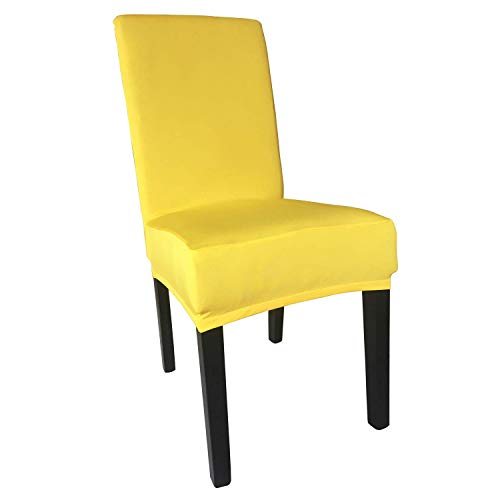Sheyang Spandex Fabric Stretch Removable Washable Dining Room Chair Cover Protector Seat Slipcovers #TOP1