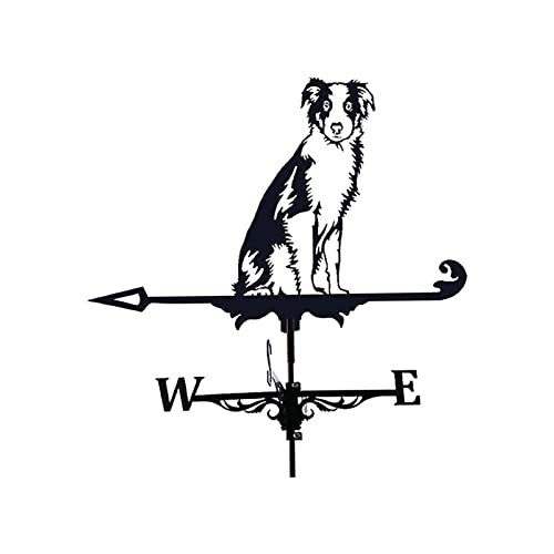 Girouette en métal Chien Shaggy décoration extérieure vintage pour embellir votre paddock