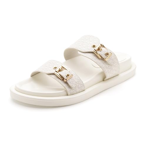 Image of U.S. POLO ASSN. Maria Black Footbed Flats With Monogram Logo