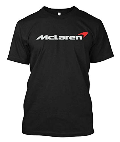 McLaren - Camiseta de Manga Corta para Hombre, Color Negro Negro Negro (XL