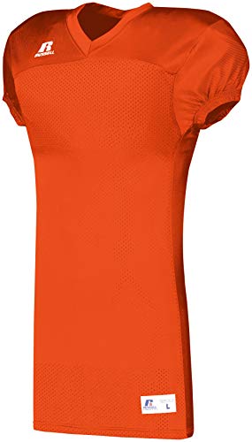 Russell Youth Solid Jersey With Side Inserts L Burnt Orange