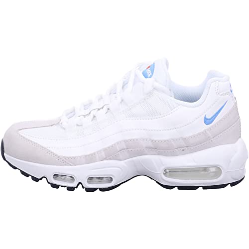 Image of Nike Women's Nike Air Max 95 Sneaker, Summit White University Blue, 6 UK