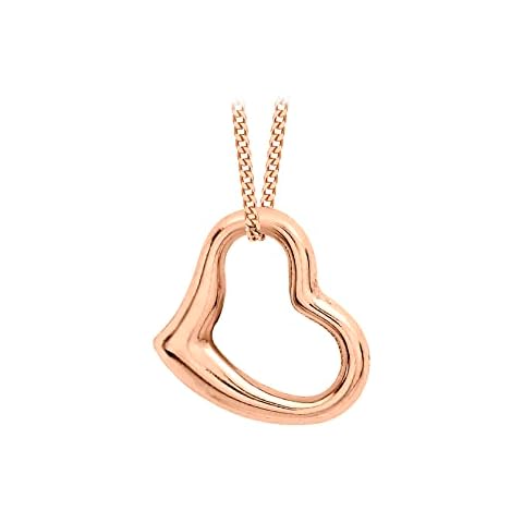 Carissima Gold 9 ct Rose Gold Heart Pendant Cover