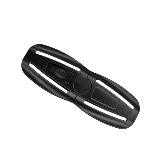 Seat Chest Clip,Seat Chest Harness Buckle Buckle Lock Seat Chest Stroller Chest Universal Replacement (Black)