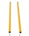 Vestil CSEC-48 Steel Square Safety Handrail Connection Tubing 48 In. Yellow