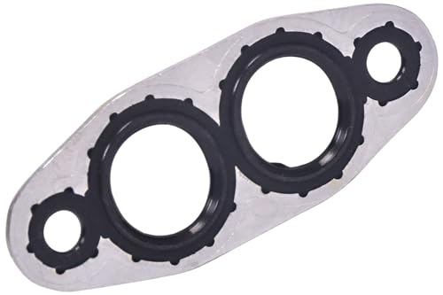 15203889 Engine Oil Cooler Gasket OE Spec Replacement Compatible with Chevy Silverado Express GMC Sierra Savana Cadillac Escalade CTS Premium Leak Proof High Temperature Resistant Seal