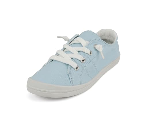 Image of Soda Flat Women Shoes Linen Canvas Slip On Sneakers Lace Up Style Loafers Zig-S