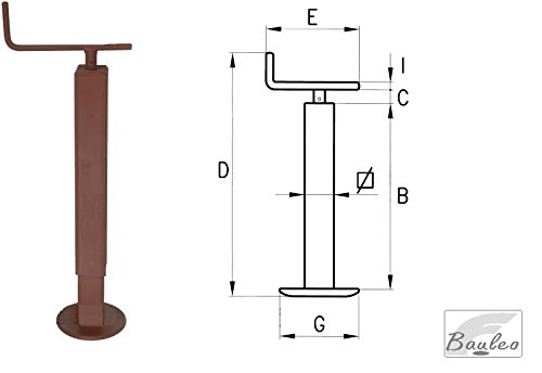 Servotimone Telescopico a Piede Fisso d. 60 400x570 - Cermag 60406
