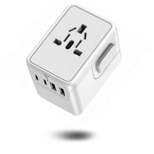 Universal Travel Adapter, Travel Charger 5.8A Smart...