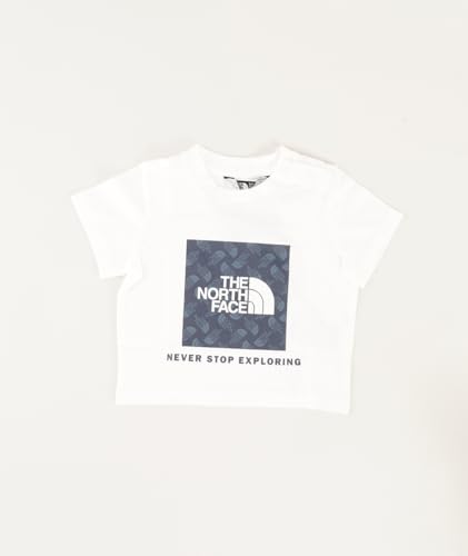 The North Face Box Infill Print Camisa TNF White 24 Meses
