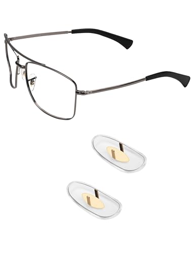 Image of Clear Soft Silicone Replacement Nose Pads for Ray-Ban Aviator RB3025 /RB3026 /RB3030 /RB3211 /RB3362 /RB3445 /RB4175