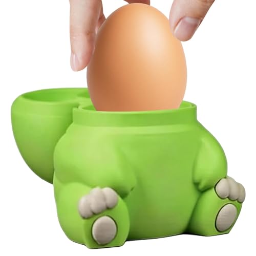 Générique Coquetier pour Oeufs Durs | Bol en Forme de Dinosaure avec Couvercle Amovible et Support - Tasses pour Oeufs Pochés | pour fête et Coloration...