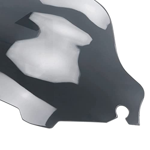 Image of 8 inch Smoke Tint Windshield Windscreen Wind Splitter Compatible for 96-13 Harley Davidson Touring Street Glide Electra Glide FLHTCU Ultra Classic Glide FLHT FLHX FLHXS FLHTK Tri Glide 1996-2013