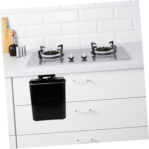 Caneca de basura de cocina montada en pared, doble compartimento 9L miniatura 7