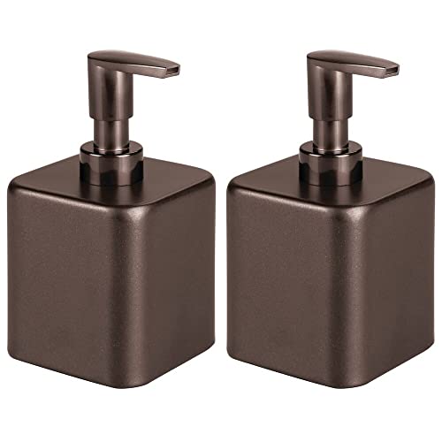 mDesign Unity Collection Metal Soap Dispenser Set #TOP30