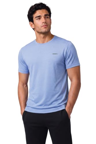 Image of Van Heusen Men's Running T-Shirt | Regular Fit | Crew Neck | Soft Breathable Mircofiber | Casual Wear | Summer Favorite | Shoulder Bonding |Sports T-Shirt | Style 61005