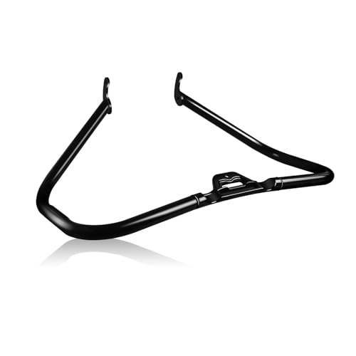 Black Engine Guard Highway Crash Bar Fits for Harley Softail Models 2018-2024 Breakout FXBR Deluxe FLDE Heritage Low Rider FXLRST Fat Bob Fat Boy Street Bob Slim Sport Glide