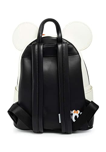 Loungefly Disney Ghost Minnie Mouse Glow in the Dark Cosplay Womens Double Strap Shoulder Bag Purse3