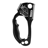 JEELAD UIAA & CE Certified Climbing Rappelling Equip Hand Ascender Left Right Hand for 10-13mm Rope