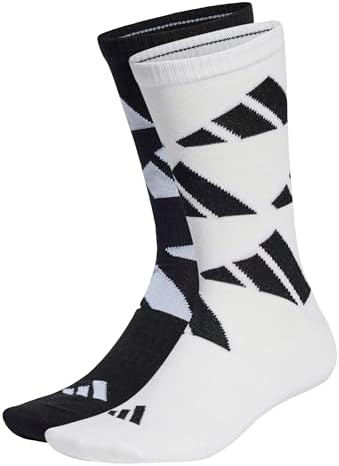 adidas Unisex adulto AEROREADY Crew Logo Brand Love Socks 2 Pairs